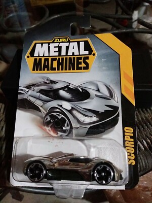 2020 ZURU METAL MACHINES SCORPIO CHROME - BETTER LOOKING THAN HOT WHEELS HTF