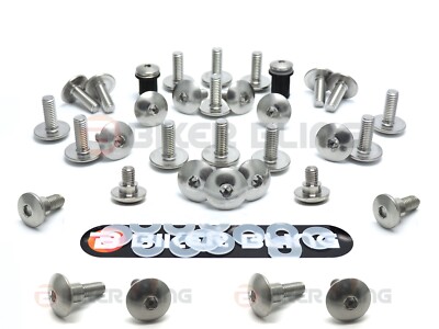 Yamaha YZF-R3 2015-2017 stainless steel screen fairing panel cowling bolts kit