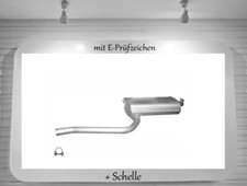 Endschalldämpfer Toyota Avensis I 1.6 1.8 2.0 Kombi Auspuff Schelle Bj.97-00