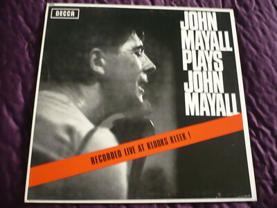 JOHN MAYALL plays john mayall  LP 1965 D RE-ISSUE live in London Dec. 17th 1964