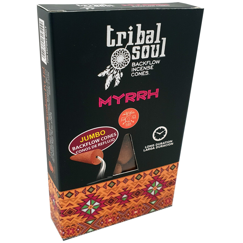 Tribal Soul Backflow Incense Cones Myrrh