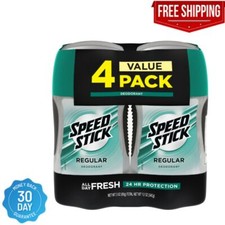 Speed Stick Deodorant for Men, Regular - 3 ounce 4 Pack 
