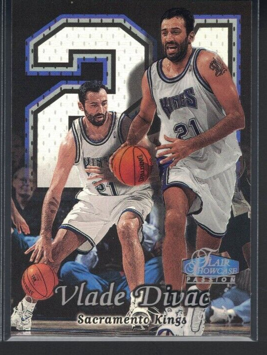 1998-1999 Flair Showcase Vlade Divac #85 Row 2 Kings