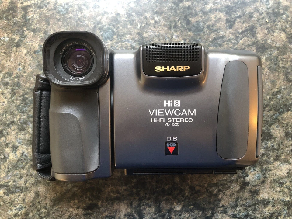 Sharp Hi8 Viewcam Hi-Fi 30X Zoom VL-H520U Camcorder Video Camera w Case Bundle - Image 2 of 4