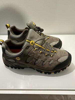 Merrell Ridgepass Low Waterproof Boulder Old Gold Hiking  display picture 1