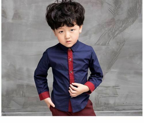 Kinder Kleinkind Jungen schön formeller Hochzeitsanzug Mantel Shirt Hose Herrenanzug - Bild 14 von 14