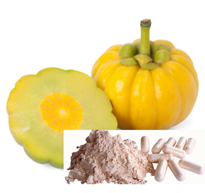 100g Garcinia Cambogia Pulver hoher Anteil an natürlichem HCA 60% - Braunglas