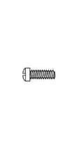 3-48 x 1/4" Fillister Head Screw Slotted Nylon Fastener S13035