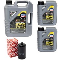 MotoröL Set 4100 5W-40 Liqui Moly 7 Liter + ÖLfilter FüR VW LT 28-35 I 40-55 I