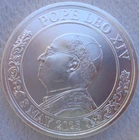 1 oz. 2025 POPE LEO XIV BU rounds .999 fine silver