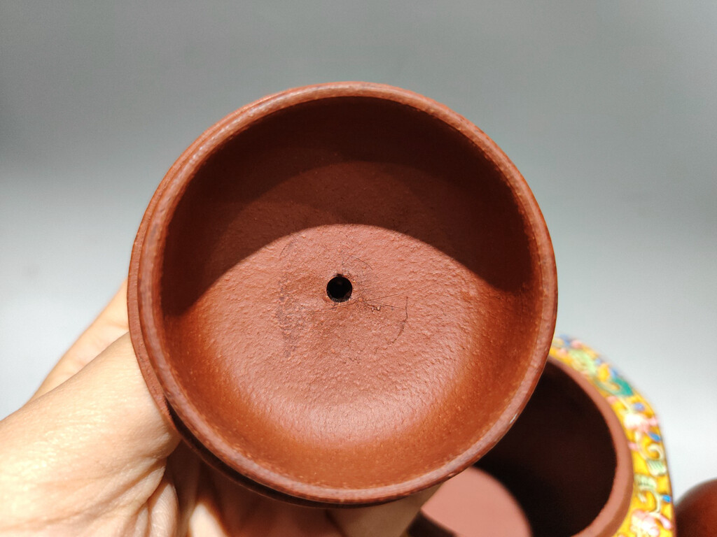 Chinese Yixing Zisha Clay Handmade Exquisite Teapot 点彩四方 Chinese Yixing Zisha Clay Handmade Exquisite Teapot 点彩四方