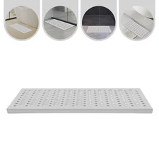 3-Pack Stainless Steel Drain Grate Cover, 22.8"x11.8" for Indoor/Outdoor Use