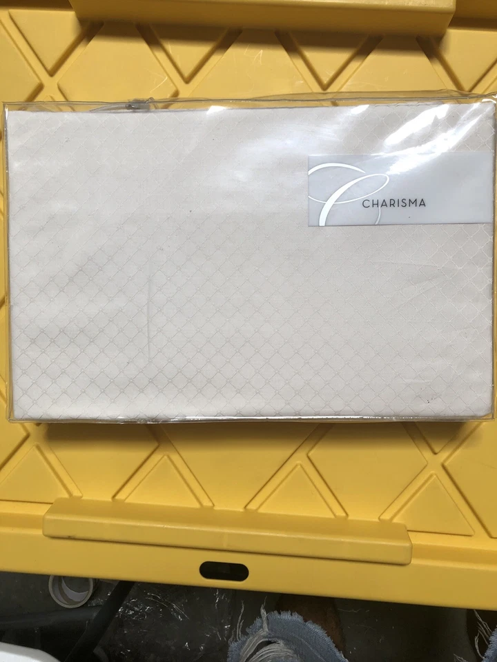 $160 Charisma Sonia Bedskirt Cal King Ivory - NIP - Image 3 of 3