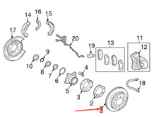 LEXUS GX J150 Bremsscheibe hinten 4243160311 42431-60311 NEU ORIGINAL