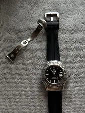 Tudor Hydronaut Prince Date Ref. 89190 Stainless Steel Rubber Strap Watch