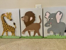 3D Wooden Jungle Art For Child’s Room