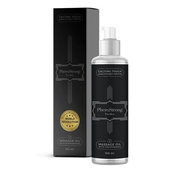 5905669259422 PheroStrong For Men Massage Oil With Pheromones Öl für Massagen