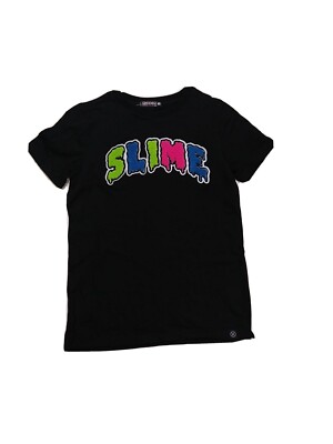 Hudson Outerwear boys medium SS TEE 100%AUTHENTIC black slime 