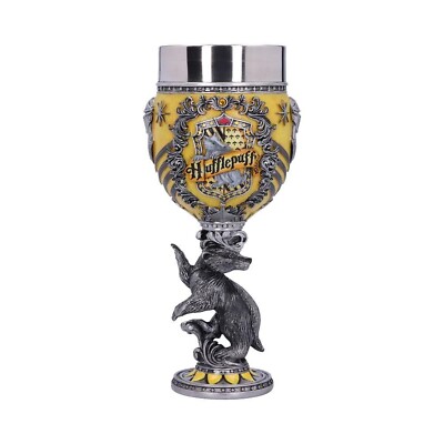 Nemesis Now Harry Potter Hufflepuff Hogwarts House Collectible Goblet, 1 Coun...