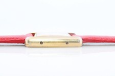 Vintage Must de Cartier Tank Gold Dial Watch. Vermeil ARGENT Small Tank 4