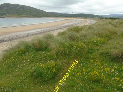 Foto 6x4 Tullagh Bay (Osten) Bunacrick Ich schaue nach Osten entlang der Blume c2016