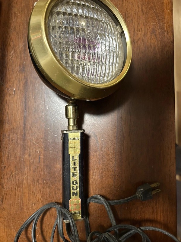 Vintage Flood Light  Mayfair LITE GUN Vintage Photography Soooo Bright 650 Watts