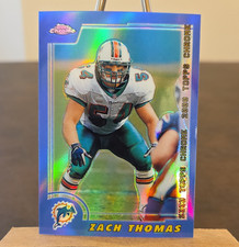 Topps 2000 Chrome Zach Thomas #48 REFRACTOR Miami Dolphins Football NFL 🏈 