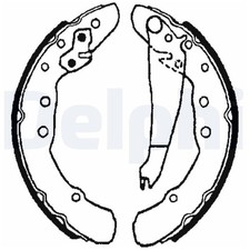 Bremsbackensatz hinten für Audi 80 B3 893 B4 8C2 8C5 90 | 944418