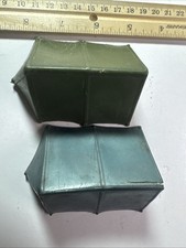 MARX - GREEN/BLUE PUP TENTS TOY SOLDIERS TRAINING CENTER PLAYSET VINTAGE