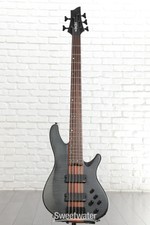 Schecter Charles Berthoud CB-5 Electric Bass Guitar - See-thru Black Satin