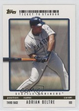 2009 Topps Ticket To Stardom Gold /50 Adrian Beltre #100 HOF 04br