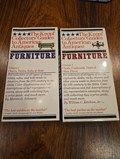 2 X Knopf Collectors Guide American Antiques Furniture Vol 1 /Vol 2 Paperbacks