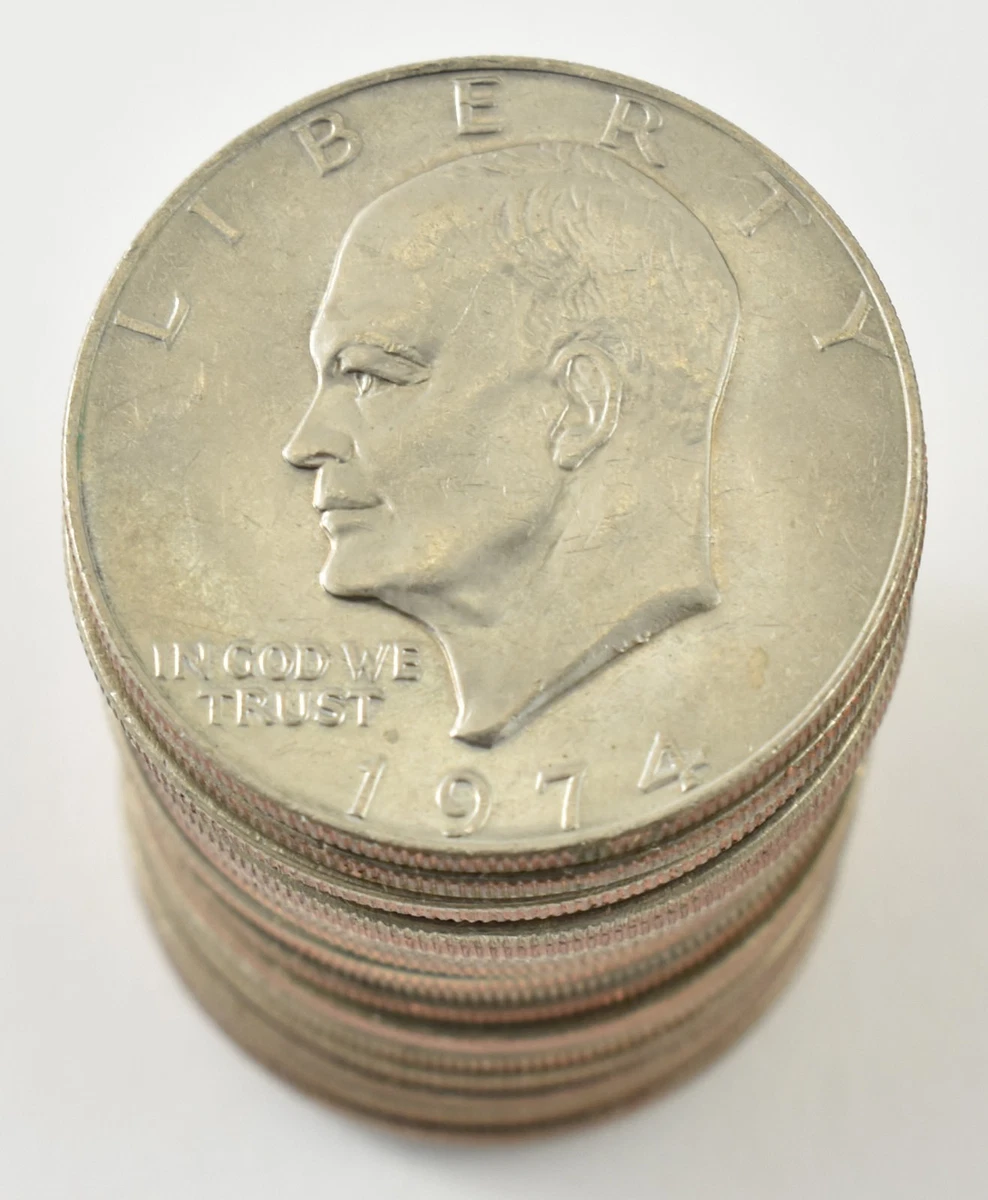 曾流通未经认证1974 艾森豪威尔美元硬币(1971-1978) | eBay