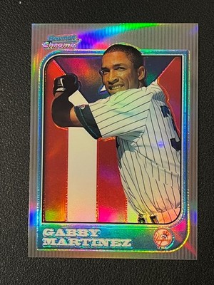 Gabby Martinez 1997 Bowman Chrome International Refractor Yankees 