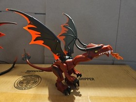 Lego dark Red black Dragon Fantasy Era Castle minifigure 7093 Skeleton Tower