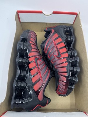 Size 7.5 - Nike Shox TL Black University Red Gradient for sale