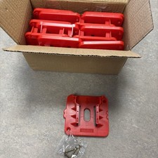 14Pack For Milwaukee M18 Battery Wall Mount Holder  Heavy Duty  Red MI-18V
