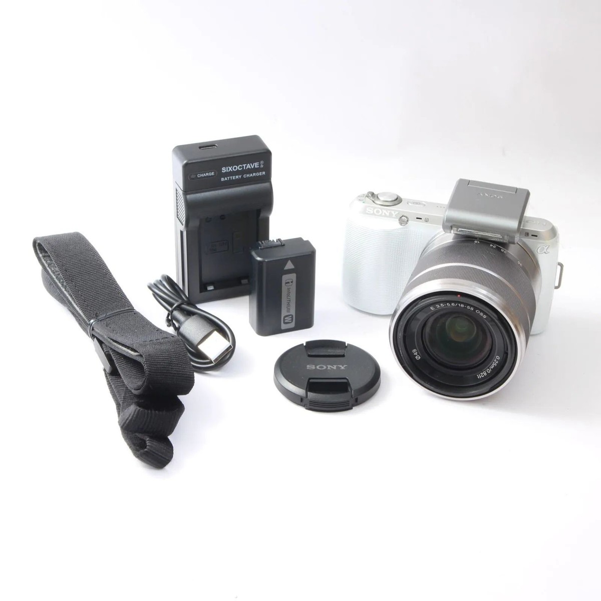 Sony Alpha NEX-C3 Camera with E 18-55mm Lens Set Excellent