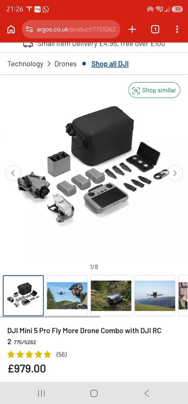 New DJI Mini 5 Pro Flymore Combo RC2