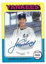 John Flaherty Auto 2021 Topps Archives Fan Favorites #FFA-JF Yankees