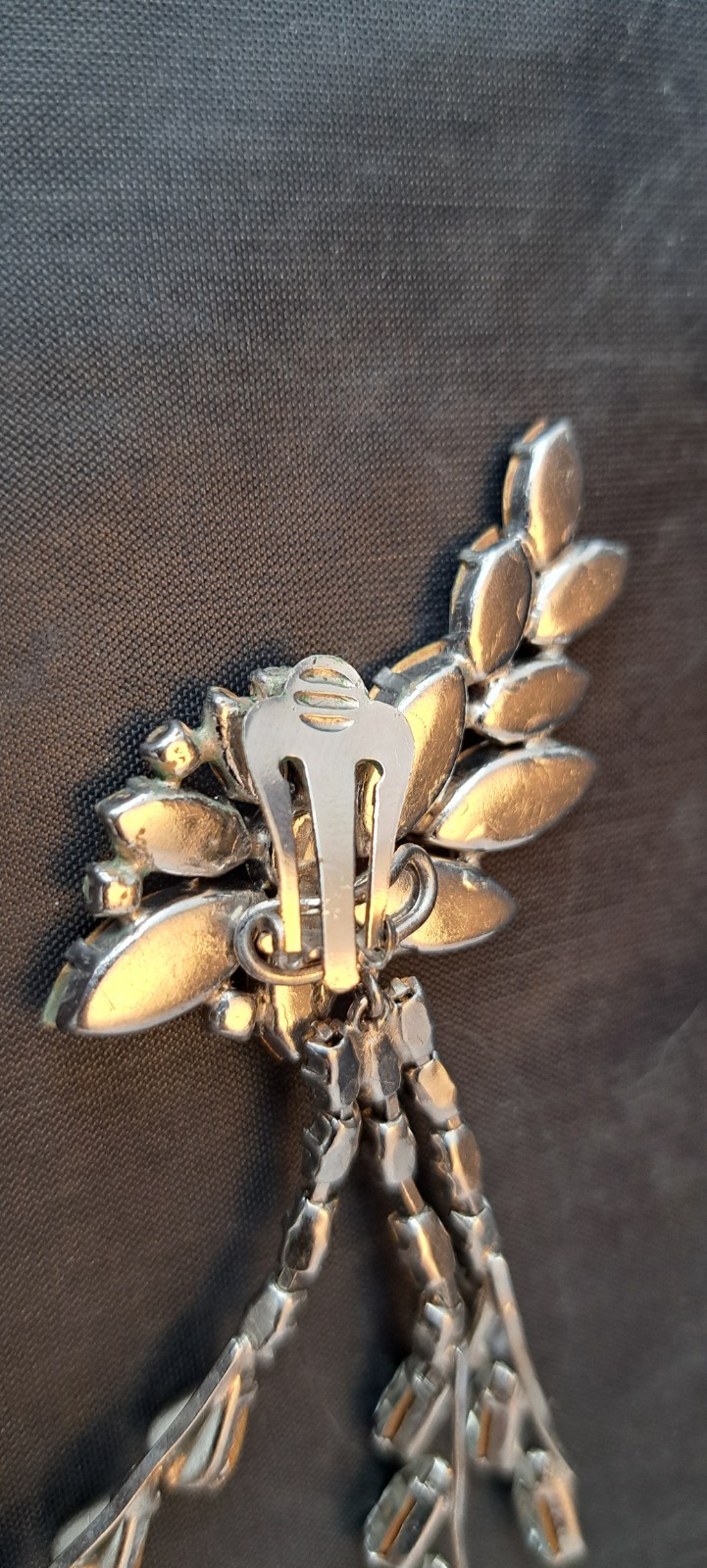 AMAZING Adjustable Dangle Clear Crystal Rhineston… - image 9