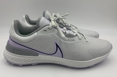Nike Golf Shoes Infinity Pro 2 Wide 11.5 Photon Dust Gray Purple White Men