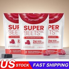 3 Pack Humann Superbeets Heart Chews Nitric Oxide Blood Pressure Support New 3 Pack Humann Superbeets Heart Chews Nitric Oxide Blood Pressure Support New