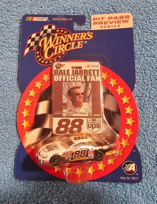 2001 Dale Jarrett UPS Pit Pass Preview Collection Winners Circle 1