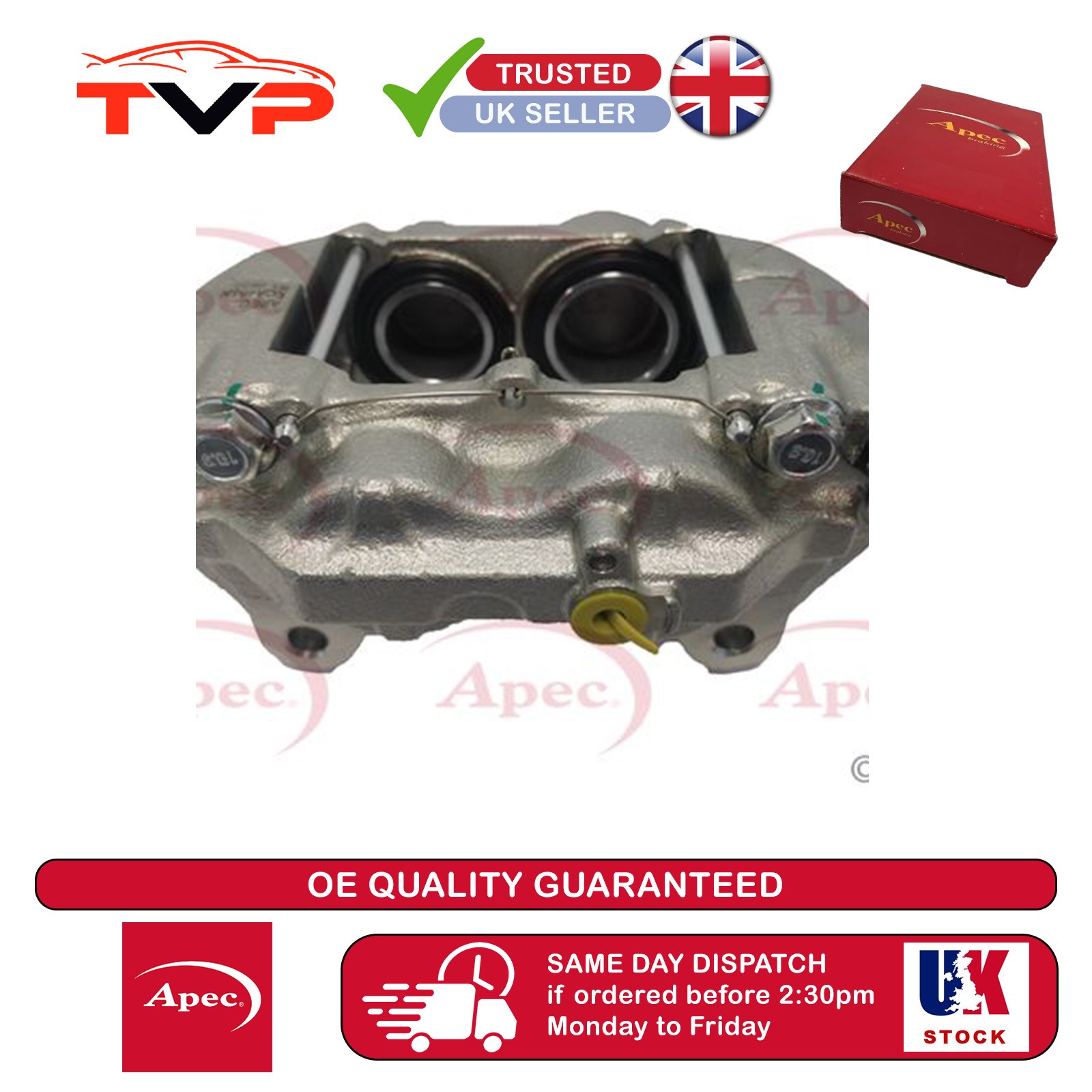 Apec Brake Caliper For Toyota Landcruiser Amazon 2002-2007 4.7 Front Left