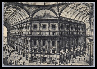 Ansichtskarte Milano Mailand / Galleria Vittorio Emanuele - Italien