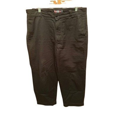 Urban Outfitters Men's Chino Pants Black 34x30 Flat Front Casual Office