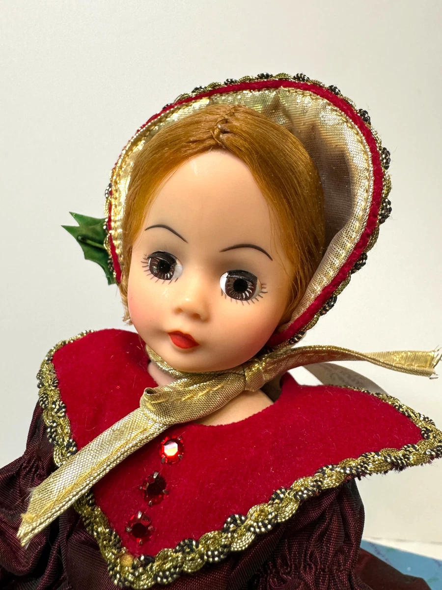 Muñeca Madame Alexander Christmas Caroling #1149 - Libro, vasos y caja