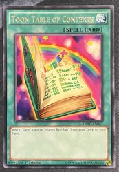 Toon Table of Contents DPBC-EN047 (Rare 1st Edition)