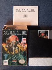 M.U.L.E. (Mindscape, 1990) NES Game w/ Box & Manual ~ Tested & Working